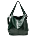 Fashion Big Leather Tote Bag For Women Large Capacity Retro Shoulder Bags Soft Leather Crossbody Handbags Large Lady Shopper Bag