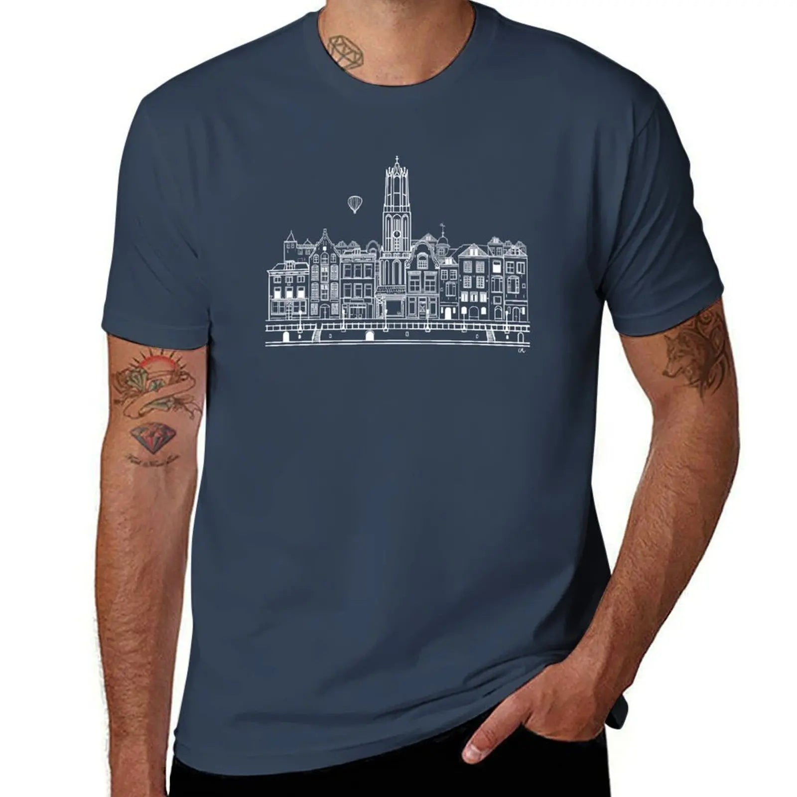 Utrecht, Holland T-Shirt graphics tees quick-drying mens t shirts casual stylish