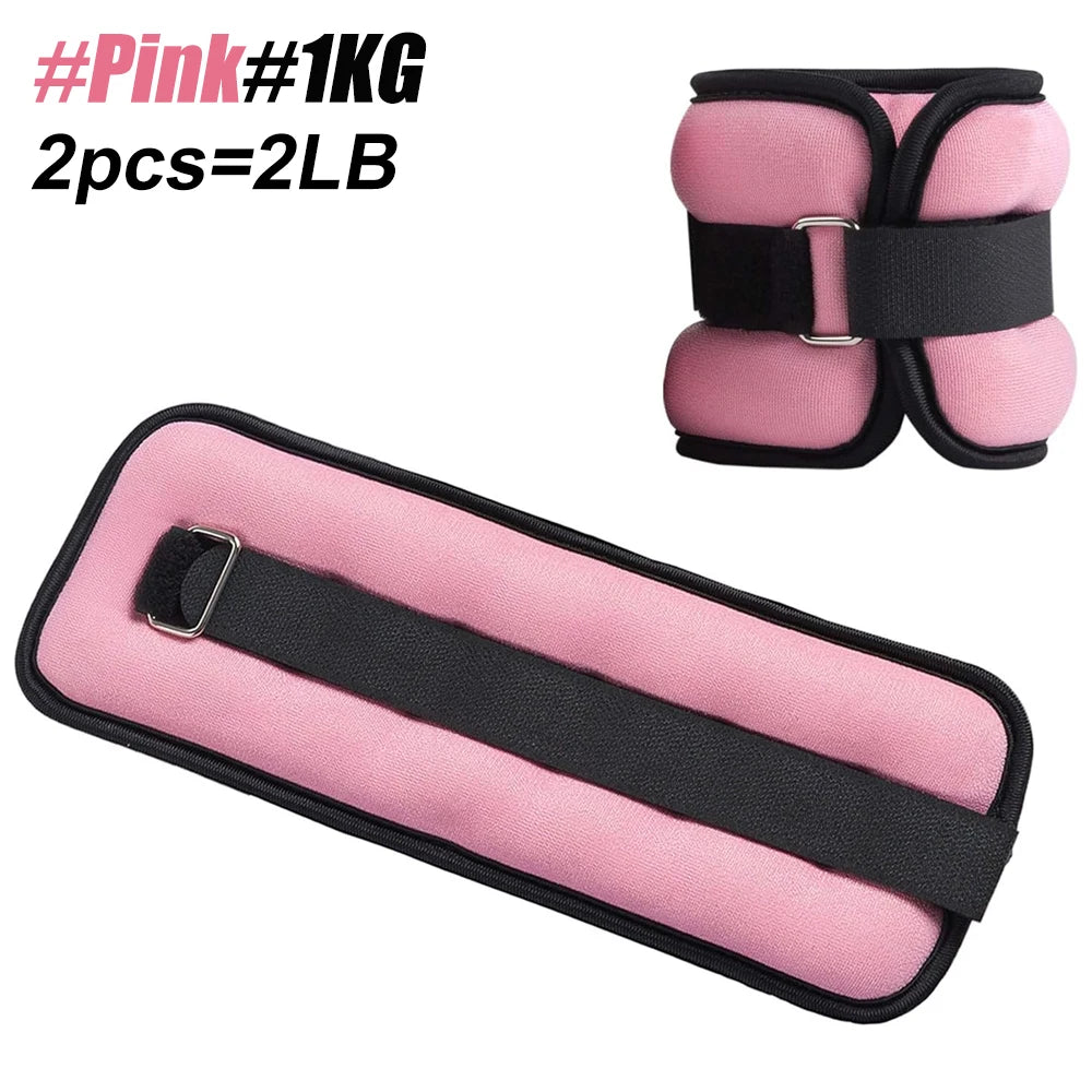 1 Pair Ankle Wrist Weights for Men and Women, (0.25kg/0.5kg Each Pack) Leg Arm Wrist Weights with Adjustable Strap for Fitness