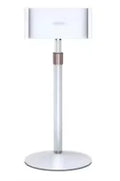 Portable Monitor Stand Height Adjustable Vesa Monitor Tablet Holder up to 24cm Standing Tablet Bracket Desk Mount Wider Base