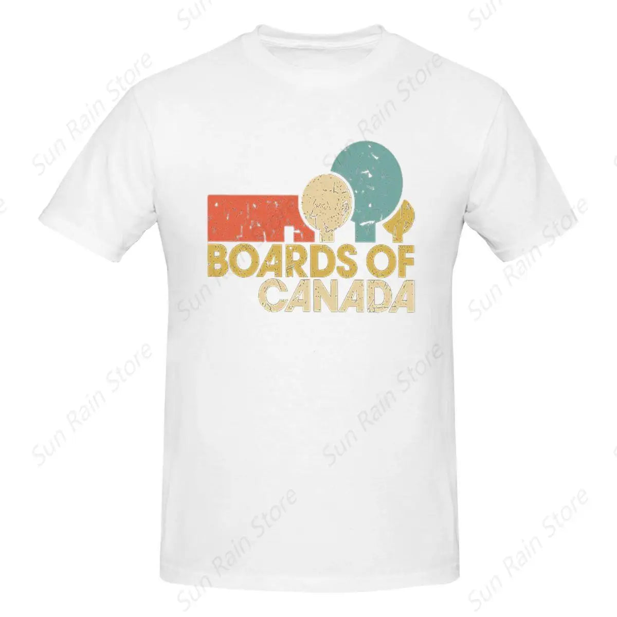 BOARDS OF CANADA In Cramped Quarters T-Shirt for Men Cotton Oversized T Shirts Men's Short Sleeve O-Neck Summer Clothes Tops