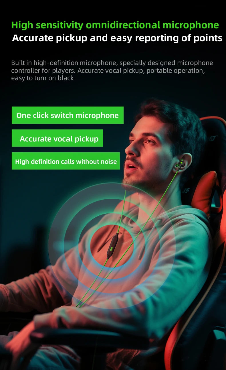 PIVA S6 Pro 13mm Virtual 7.1 Gaming Earphones Type-C 27W PD Fast Charge Built-in Sound Card App for Independent Tuning