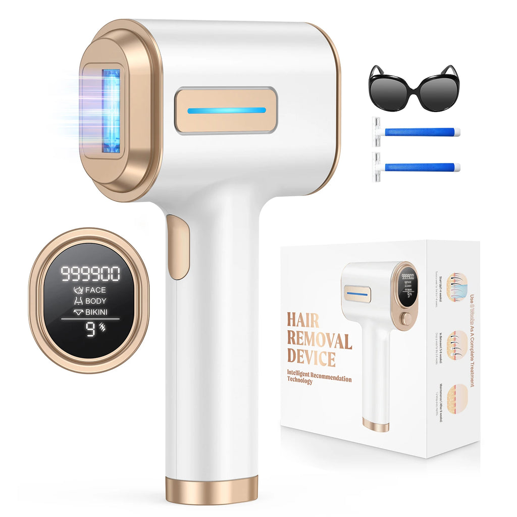 999900Flash Painless IPL Hair Removal Laser Epilator Electric Hair Remover Permanent Photoepilator Whole Body Treament for Women
