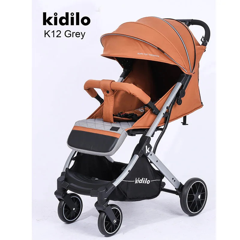 2025 New High-view Stroller, Lightweight Baby Stroller, Can Be Used in Sitting or Reclining Positions, Children's Stroller
