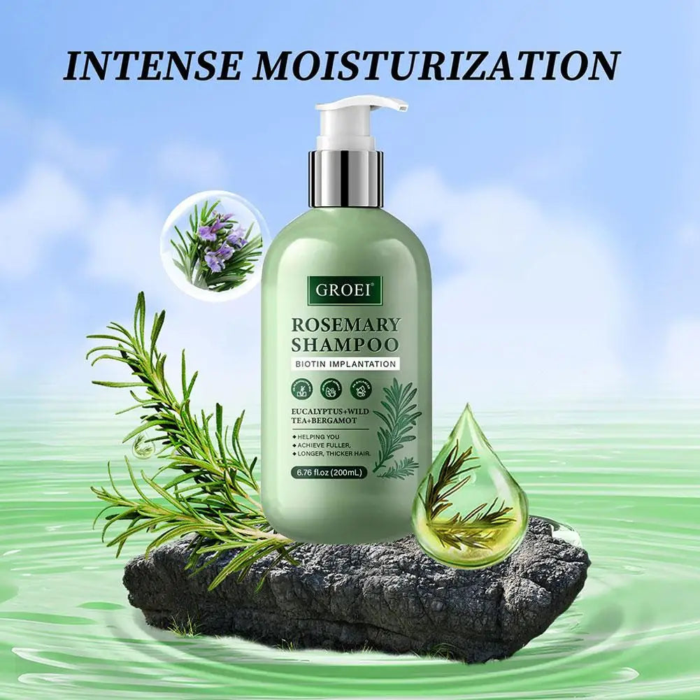 Rosemary Active Nutritional Fortification Shampoo And Hair Conditioner 200ml Formula Gentle Nourishing And Cleansing Scalp