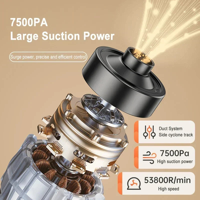 Vacuum Cleaner Wet Dry Vacuum Cleaner Cordless Wireless Handheld Auto Vacuum Home Vacuum Cleaner for Home Pet Hair
