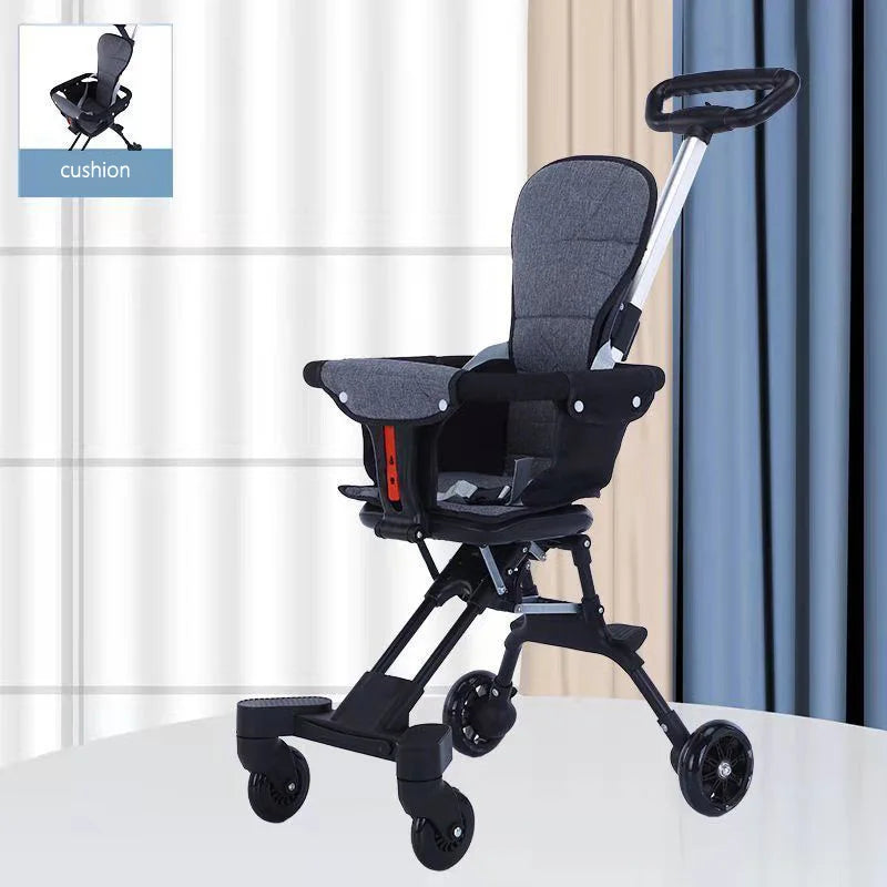 IMBABY Baby Stroller Portable And Foldable Two-way Seat, Suitable For All Seasons Safe Travel For Newborns Lightweight Travel