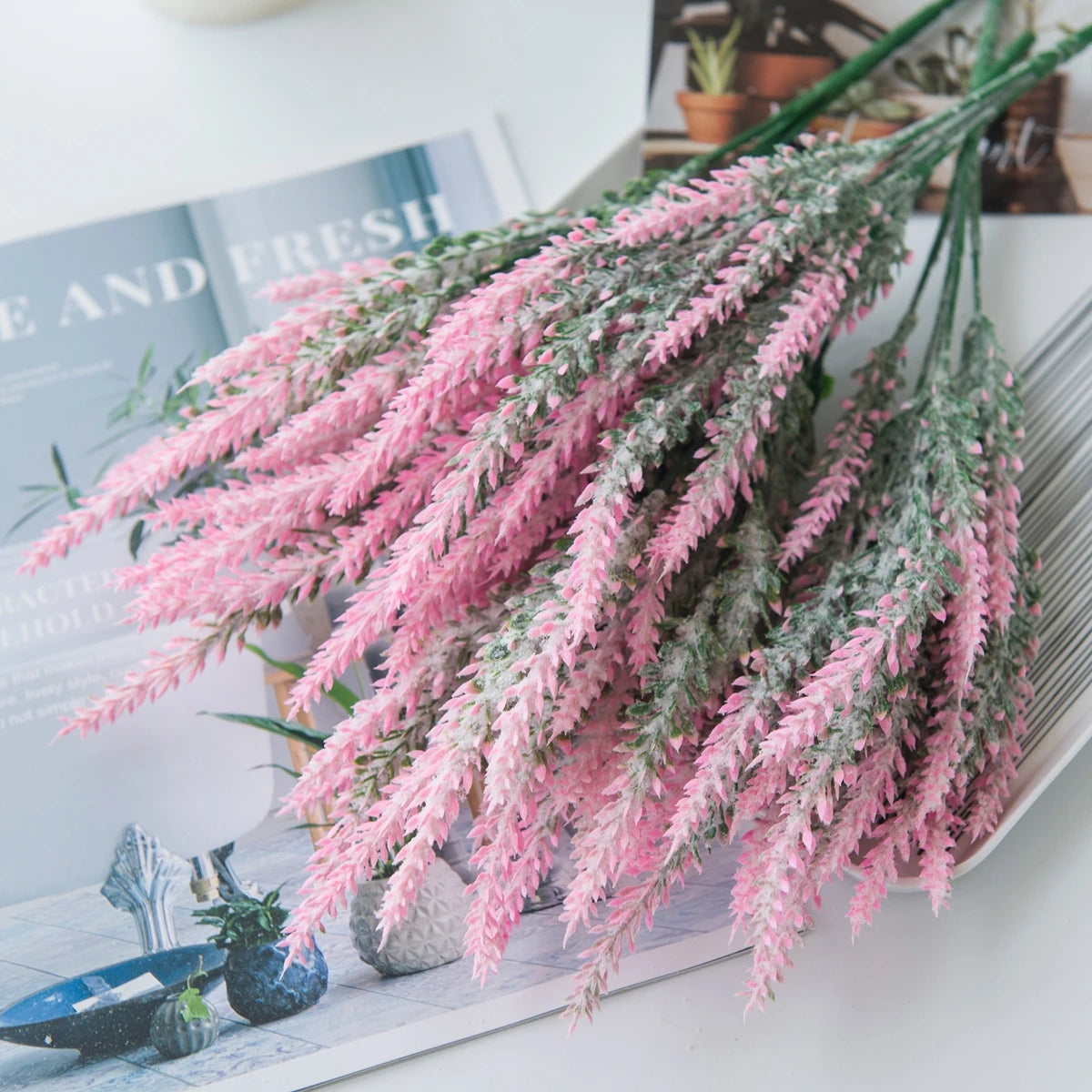 5/10pcs Artificial Plastic Flowers Lavender Multicolor Vases Home Table Decor Wedding Bridal Bouquet Household Product Wholesale