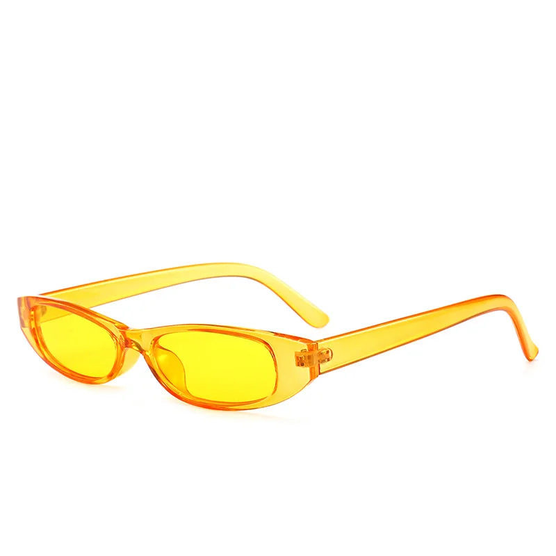Y2K Classic Vintage Small Frame Sunglasses Women For Men Luxury Brand Design Sun Glasses Punk Popular Hip Hop Oval Shades UV400