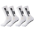 2 pairs  Football socks, men's mid length sports socks, running socks, anti slip thick towel bottom, wear-resistant