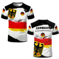 Germany National Emblem 3D Print T-Shirt Men's Quick-drying And Breathable Football Jersey Men Women Casual Short Sleeve Tee