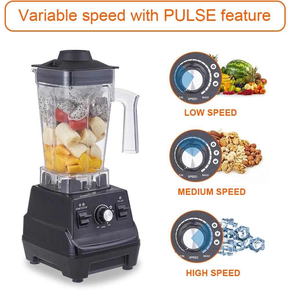 BioloMix Mini Pro Blender 1800W Motor 1.8L Main Jar 0.6L Portable Cup BPA Free Heavy Duty Juicer Smoothie Maker and Grinder