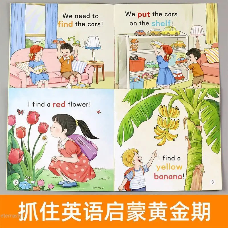 BOOKD OFToddler Baby English Enlightenment Picture Book Audio Edition Preparatory Entry Level Children's Graded Reading Early Ed