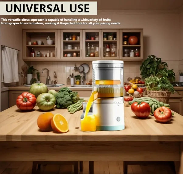 Multi-functional portable electric orange juice machine with juice-frying cup for household residue juice separation juicer.