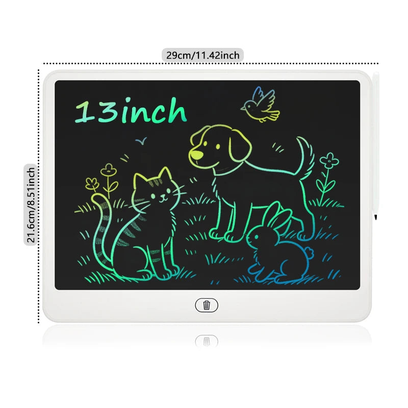 16/13/11/8-inch kids LCD Drawing Board Portable Digital Sketchpad for Art Creativity And Learning Doodle Board Educational Toys