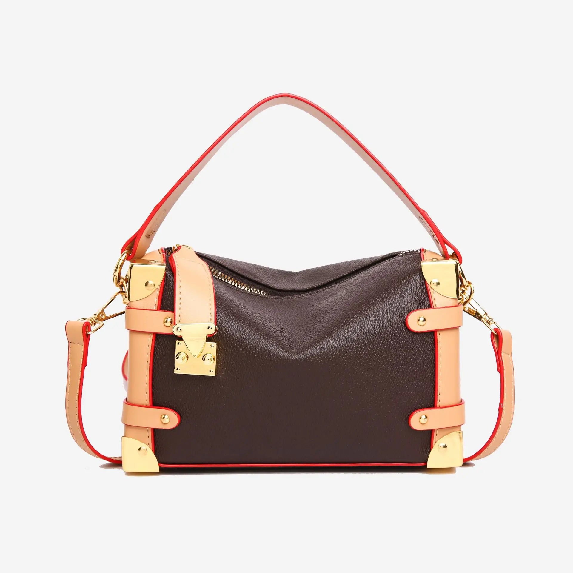 Women Luxury Leather Handbag 2026Designer High Quality Tote Bag Fashion Shoulder Bag Crossbody Purse Top Handle Ladies Bag