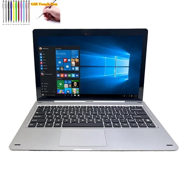 Hot Sales 11.6'' Windows 10 Tablet PC 2GB DDR+64GB 2 in1 Docking Keyboard G12 Z8350 CPU 1366*768 IPS Touch Quad Core Dual Camera