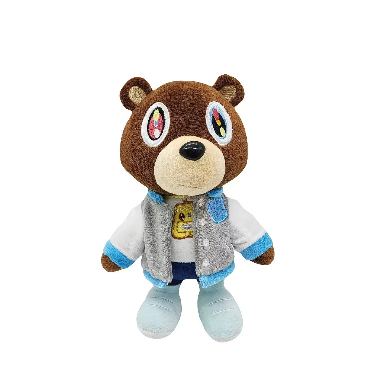 26cm Kawaii Kanye Teddy Bear Plush Toy Kanye West Graduation Soft Fill Home Room Decoration Birthday Gift Commemorative Gift