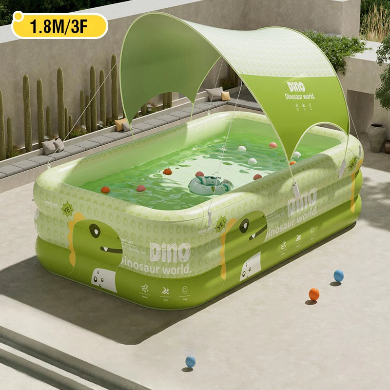 BIG Inflatable Swimming Pool baby Pools 2.6M 1.8M 1.5M Removable Above Ground  Children Large Family Party Pools Outdoor games