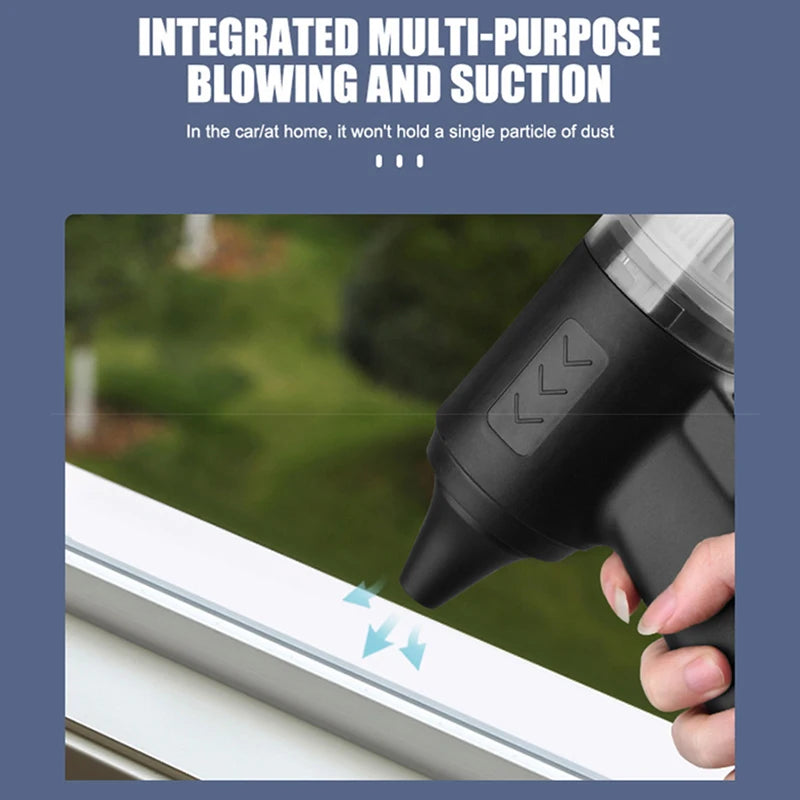 Car Hoover Suction Blowing All-in-one Wireless Large Suction Handheld Portable Mini Car Super Car Dust Blowing Car Cleaning Tool