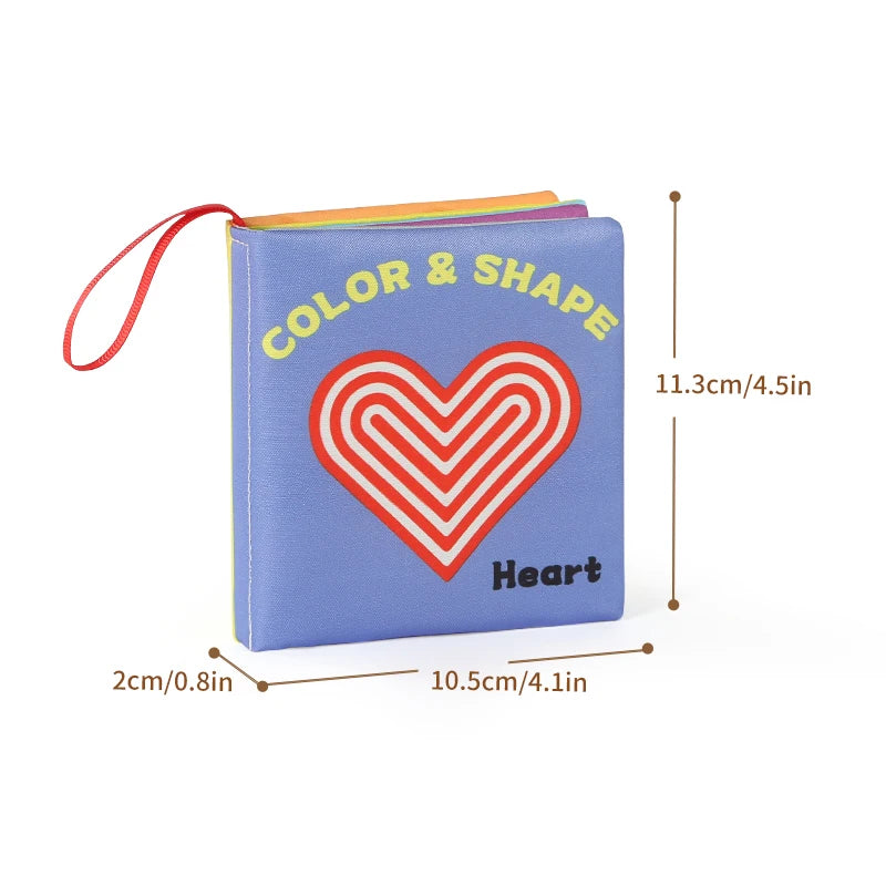 Children Cloth Book Rustle Sound Soft Cloth Book Parent-child Interaction Tear-proof Cognition Toys Six-piece Set