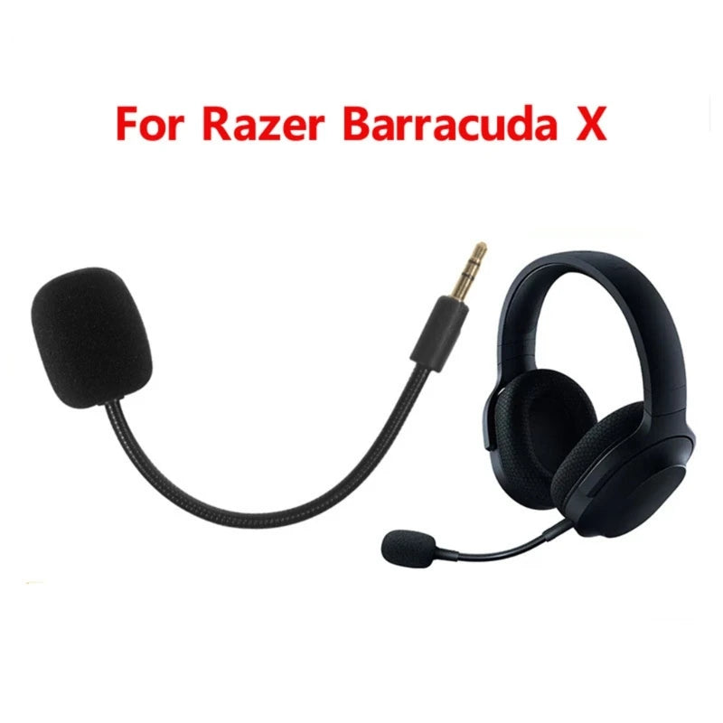 Replacement Game Mic 3.5mm Microphone Mic for Barracuda X Gaming Headset Noise Cancelling Microphone Foam Cover 24BB