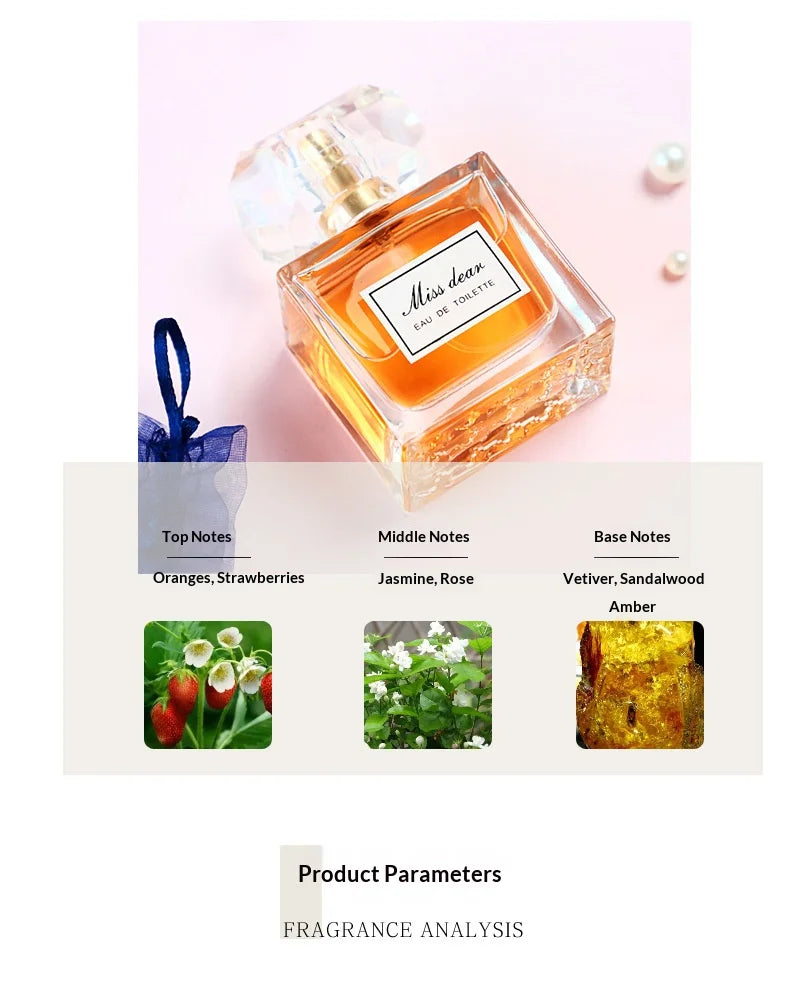 Trend Floral Women Perfume Rose Perfumes Jasmine Spray Flirting Pheromone Long Lasting Romance Attract Birthday Dating Gift