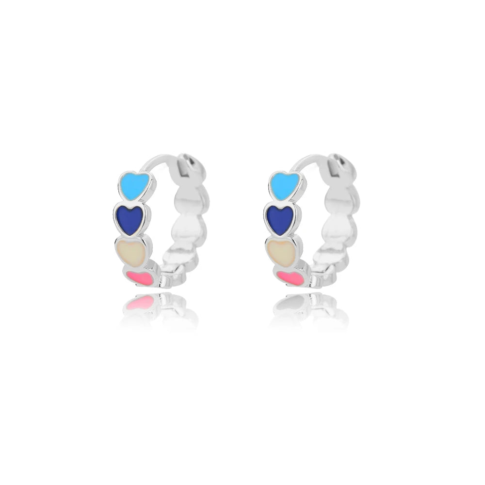 Circle Earrings For Women Vintage Punk Round Baroque Pearl Earrings Stainless Steel Circle Ear Clip Women Jewelry Gift Mujer
