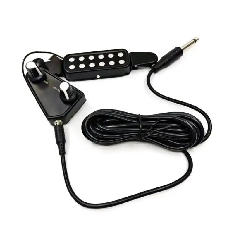 Acoustic Guitar DIY Pickup Kit: Magnetic Sound Hole Pickup with Audio Cable and Volume Adjustement.