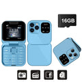 SERVO i16 Pro 4G LTE Mini Flip Mobile Phone Dual SIM Standby Call Recording Speed Dial FM Radio Blacklist Small Fold Cellphones