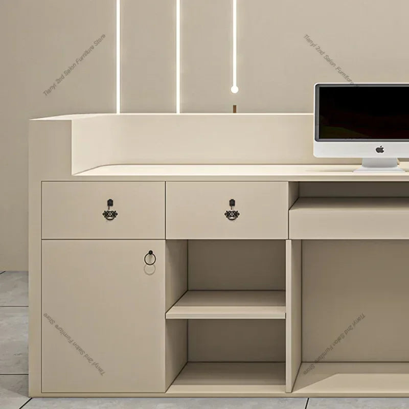 Italian Style Clothing Store Reception Desks Beauty Salon Simplicity Reception Desks Luxury Office Furniture Receptionen HBRD