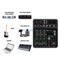 L4MD Advanced 4Channel Audios Mixer Audios Consoles USB Playbacks for Concerts