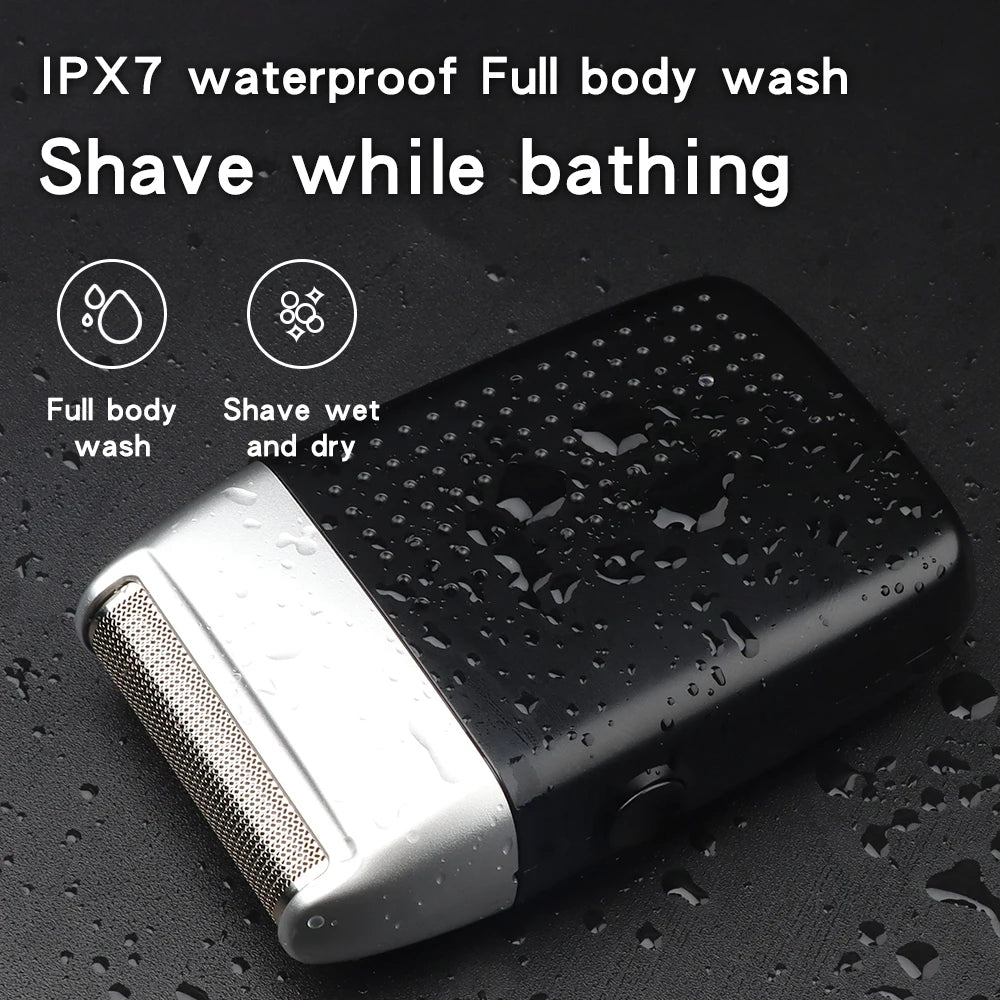 Cordless Rechargeable Hair & Beard Electric Shaver For Men Powerful Electric Razor Head Bald Shaving Machine Wet Dry