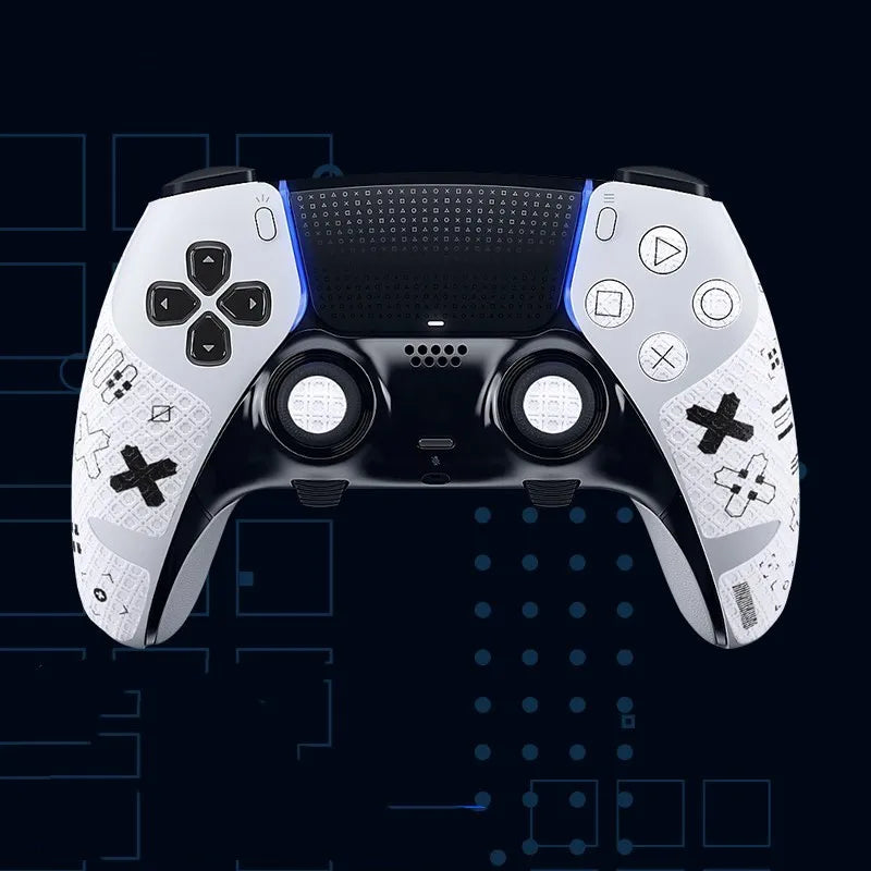 Controller Grips Compatible with PlayStation5 Edge Controller Anti-Slip Soft Rubber Pads Handle Grips Accessories Skin for PS5
