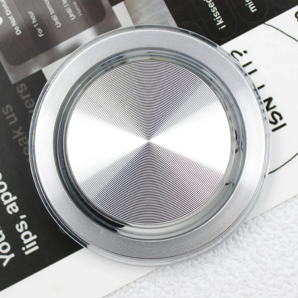 CD Pattern Magnetic Transparent Airbag Bracket Electroplated Mobile Phone Support Bracket Suitable for Cell Phone Airbag Bracket
