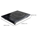 2200W Electric Induction portable Induction Cooktop English Keypad Panel With 5 preset programs with adjustable power settin