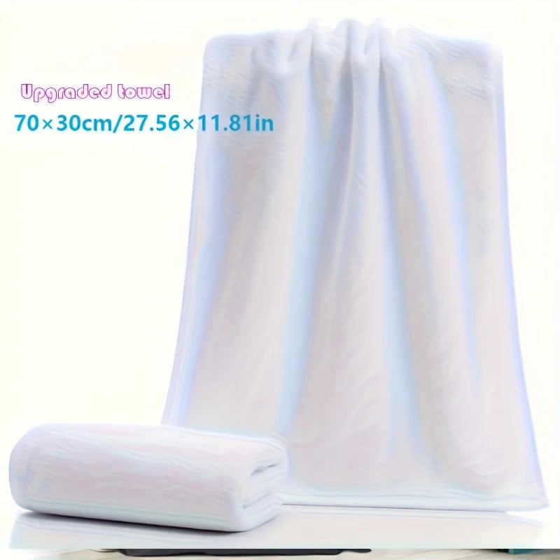 4pcs/set Extra large soft bath towel! Highly absorbent, fast drying 400GSM high-density polyester blend