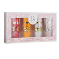 Women’s Perfume Gift Set 4×25ml Long Lasting Eau Parfum Floral Fruity Gourmand Collection with Vanilla Musk Amber Jasmine Notes