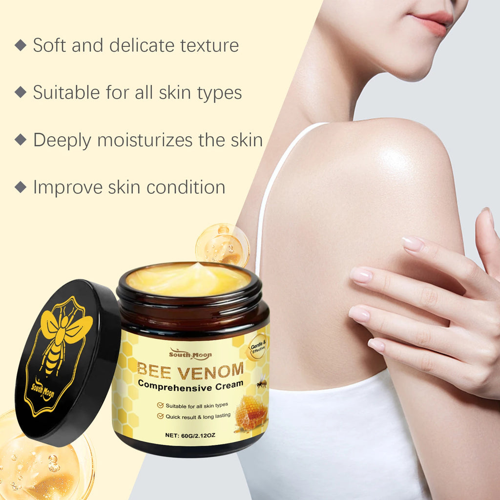 Bee Venom Face Cream Moisturizer Nourish Dryness Skin Firming Repair Damaged Skin Strengthen Barrier Brighten Nourish Body Cream