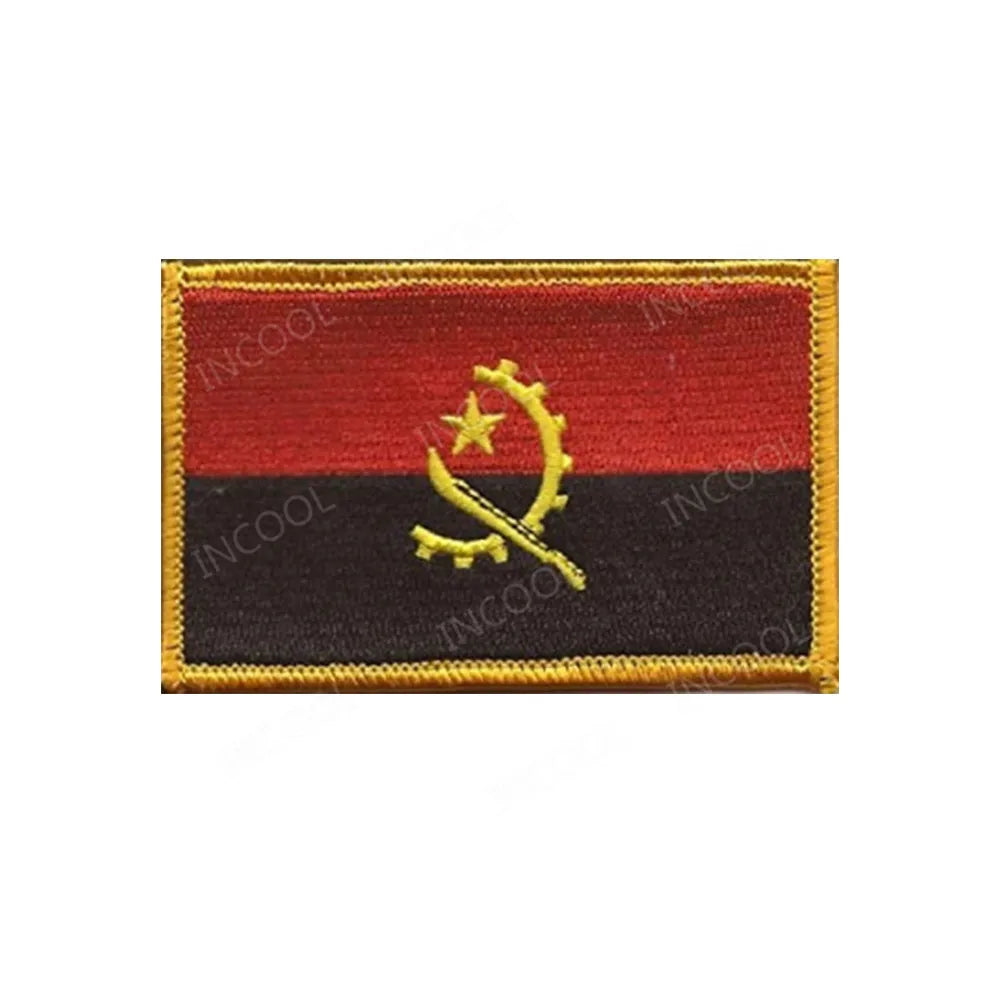 Africa Egypt Kenya Algeria Nigeria Tunisia Morocco Mauritius Guyana South Sudan Ghana Liberia Niger Congo Senegal Flag Patches