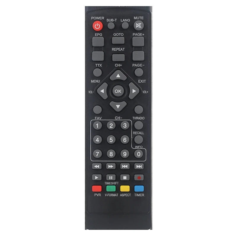 （NEW）Functional Remote Control for HD Smart Television STB, DVB-T2 Compatible