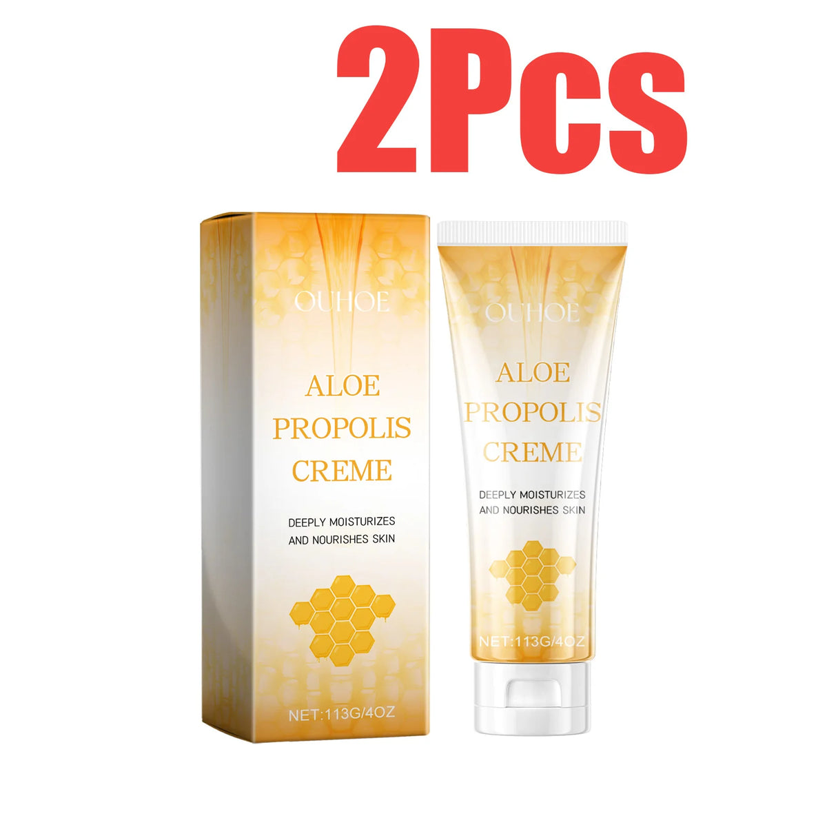 Aloe Propolis Moisturizing Cream Soothing Repairs Nourishing Wrinkles Remover Rejuvenating Brightening Face & Body Cream
