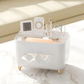 Tissue Box Home Living Room Desktop Multi Functional Desktop Manager for Home Office Desk