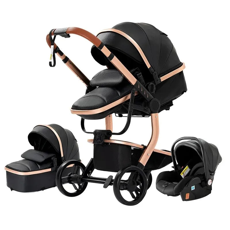 Baby Stroller Lightweight Strollers Luxury Baby Cars Baby carriage Stroller 3 in 1 Newborn Mother Kids Stroller Folding Stroller