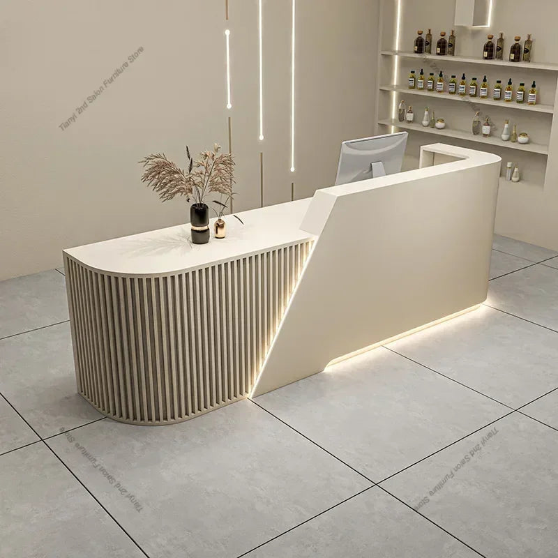 Italian Style Clothing Store Reception Desks Beauty Salon Simplicity Reception Desks Luxury Office Furniture Receptionen HBRD