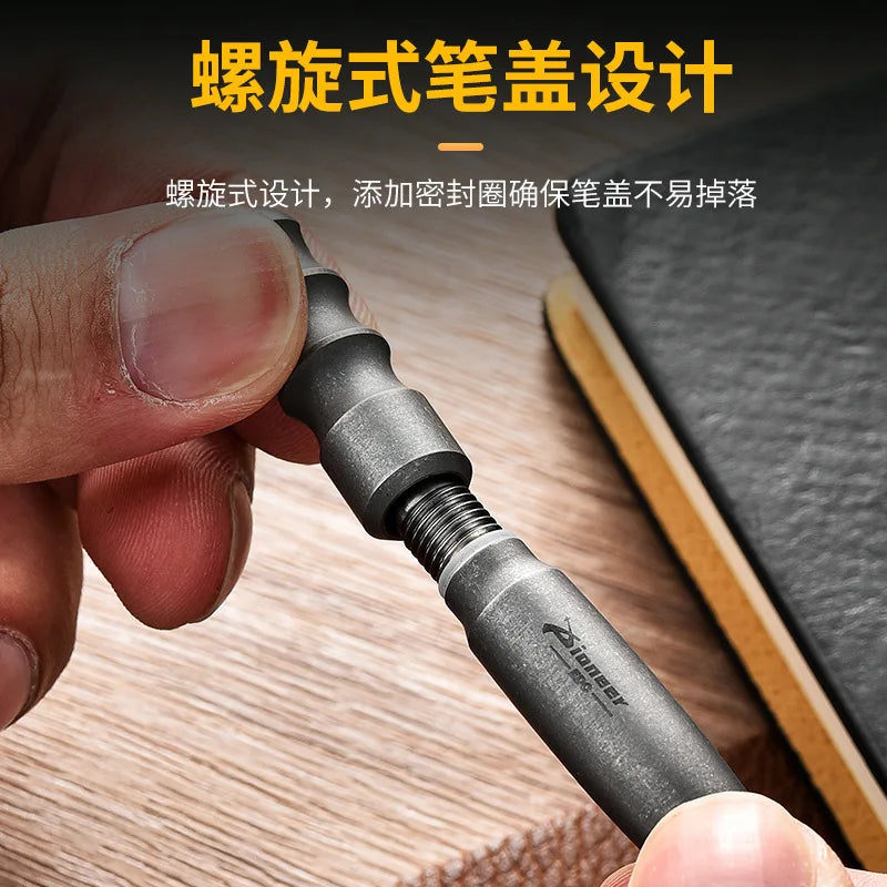 EDC Titanium Alloy Pen With Collection Writing Multi-functional Portable Outdoor EDC Tools