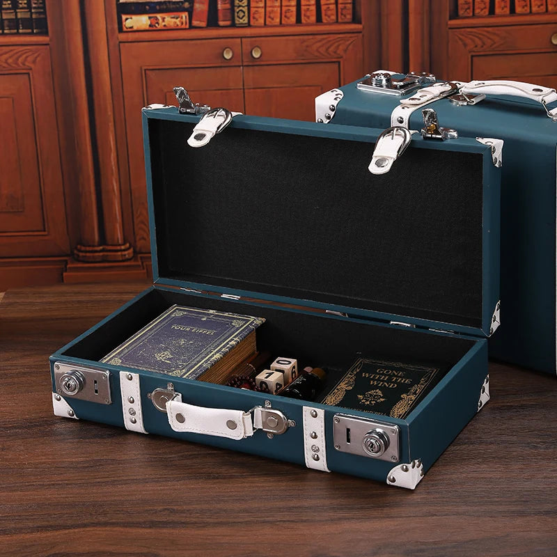 Vintage Suitcase,Leather,Photography Props,Clothing Sorting And Storage Boxs,Wooden Box,Travel Suitcases Customized