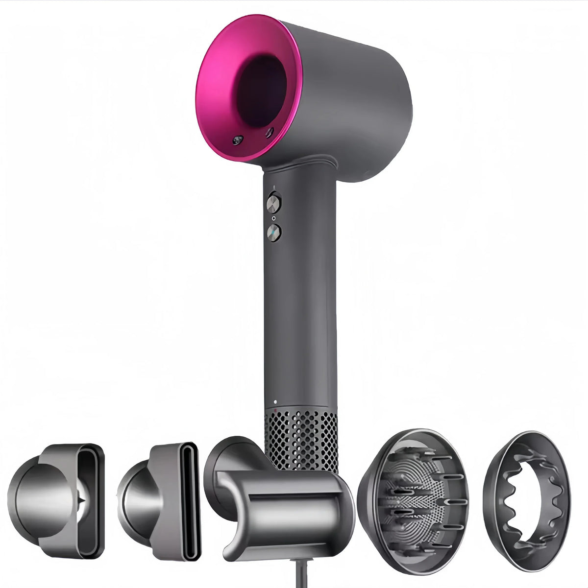 High-speed bladeless hair dryer Negative ion hair care High power, silent and quick drying, portable, suitable for home travel