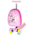 2025 New kids Scooter luggage,skateboard suitcase on wheels,children's gift,Cute Cartoon small trolley case,rolling luggage bag