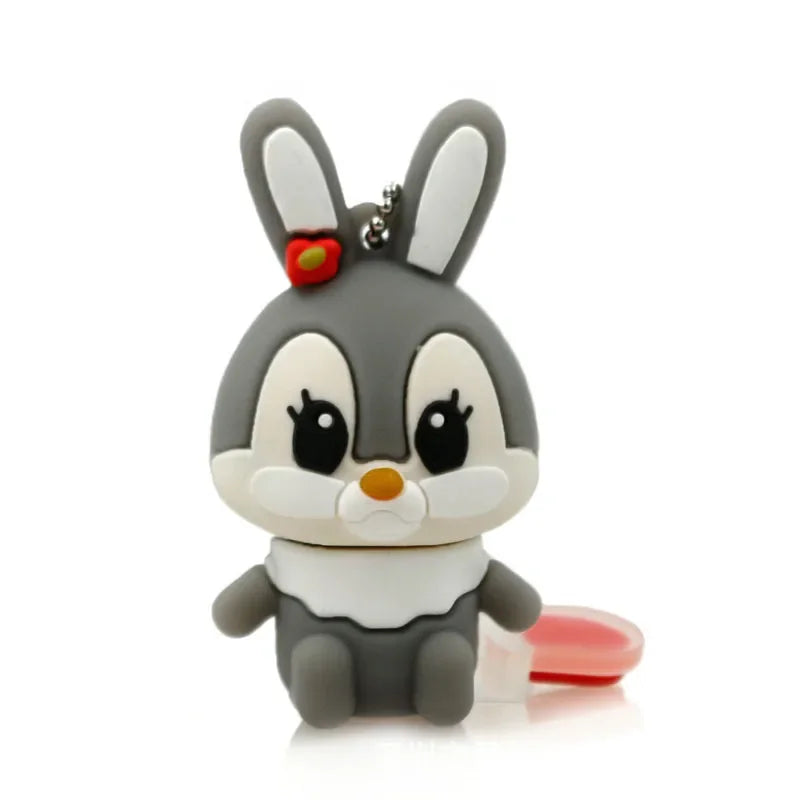 Cute Fairy Rabbit Usb Flash Drive for Phone Laptop 8GB 4GB Wedding Photography USB 32G Cartoon Stick Drive Cool Business Bidding